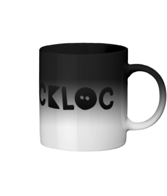 colour changing ceramic mug logo logo 5 right side half black