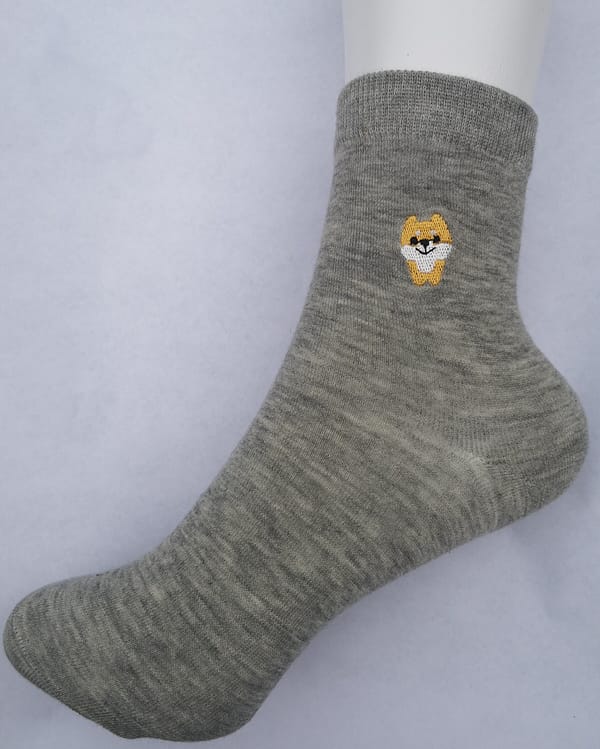 Yellow Cat Ankle Sock